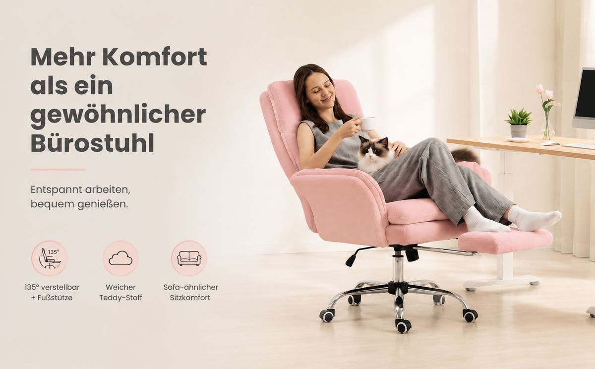 Herkömmlicher Bürostuhl vs. XXL Lounge-Bürostuhl: Was passt wirklich zu Ihrem Homeoffice?