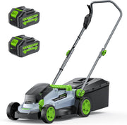 M13 Akku Rasenmäher mit Akku und Ladegerät, 40V Brushless Komplettset