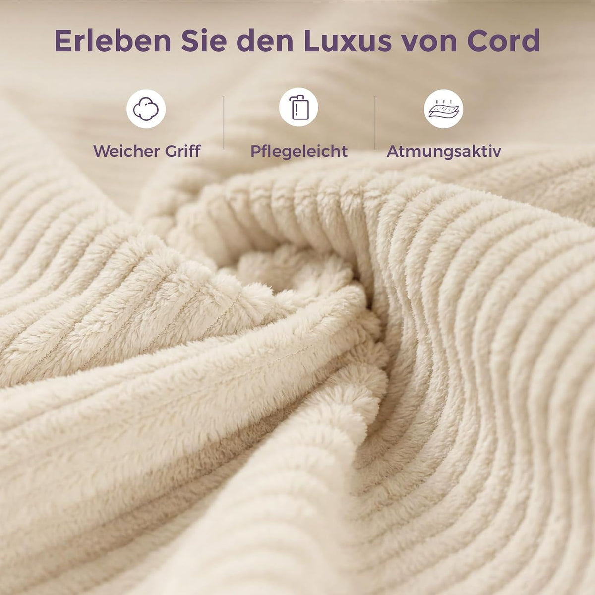 BR24 Polsterbett mit Lattenrost, Smart LED Steckdose Cord Bett mit Stauraum