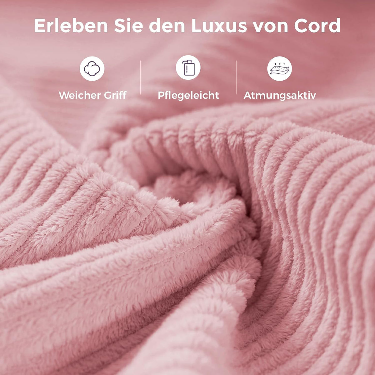 BR24 Polsterbett mit Lattenrost, Smart LED Steckdose Cord Bett mit Stauraum