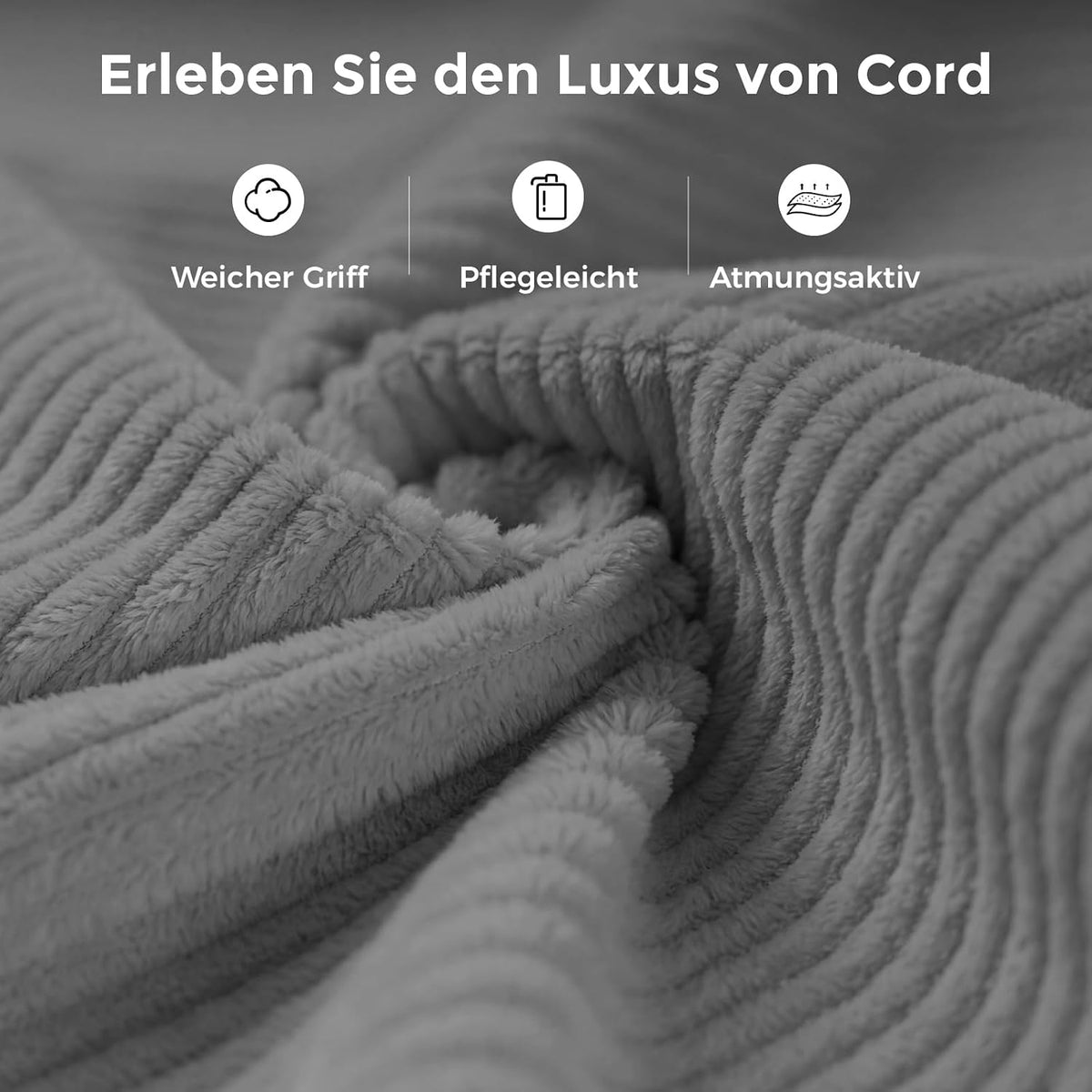 BR24 Polsterbett mit Lattenrost, Smart LED Steckdose Cord Bett mit Stauraum