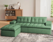 LHMSF13 Ecksofa L Form 215x175 tiefe Sitzfläche Cloud Sofa modulares Couch
