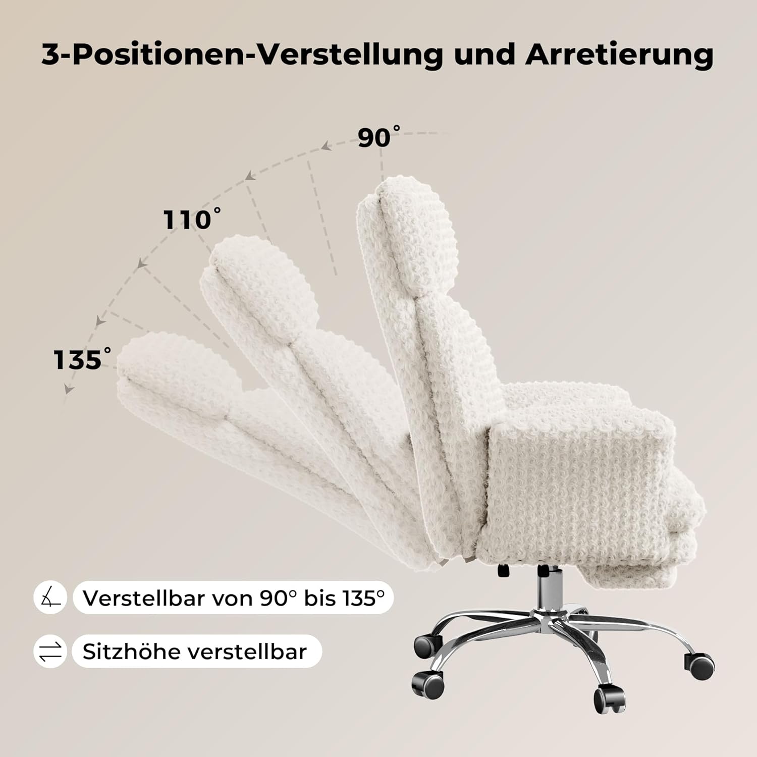 LPTYZ01 Rosa Samt Bürostuhl Extra Breit Schneidersitz Gaming Stuhl mit Fussstütze