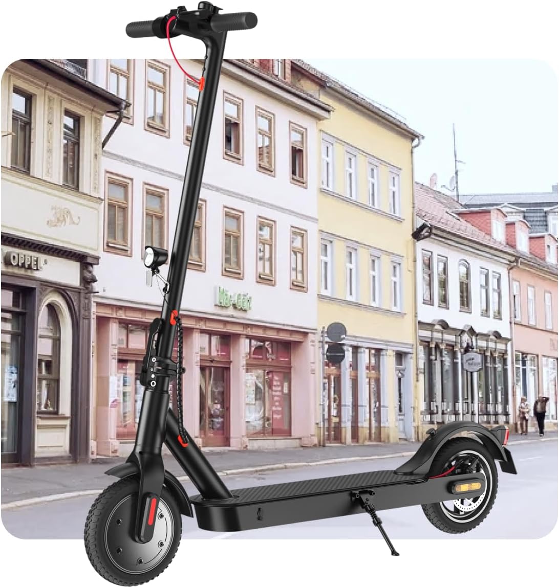 E9Pro E Scooter mit Straßenzulassung (ABE), 350W Elektroroller, bis 30 km Reichweite, 20 km/h, 8,5 Zoll Wabenreifen