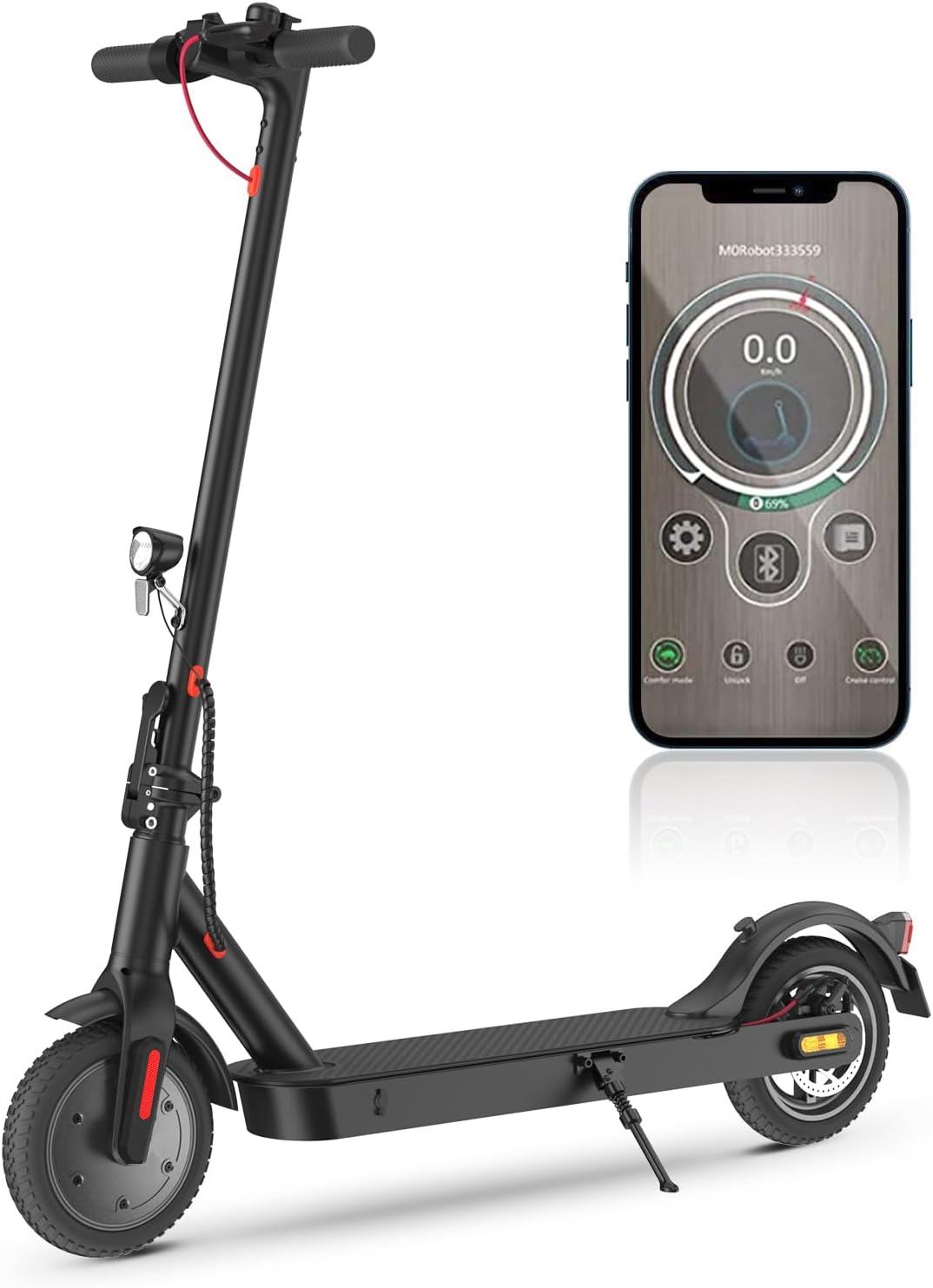 E9Pro E Scooter mit Straßenzulassung (ABE), 350W Elektroroller, bis 30 km Reichweite, 20 km/h, 8,5 Zoll Wabenreifen