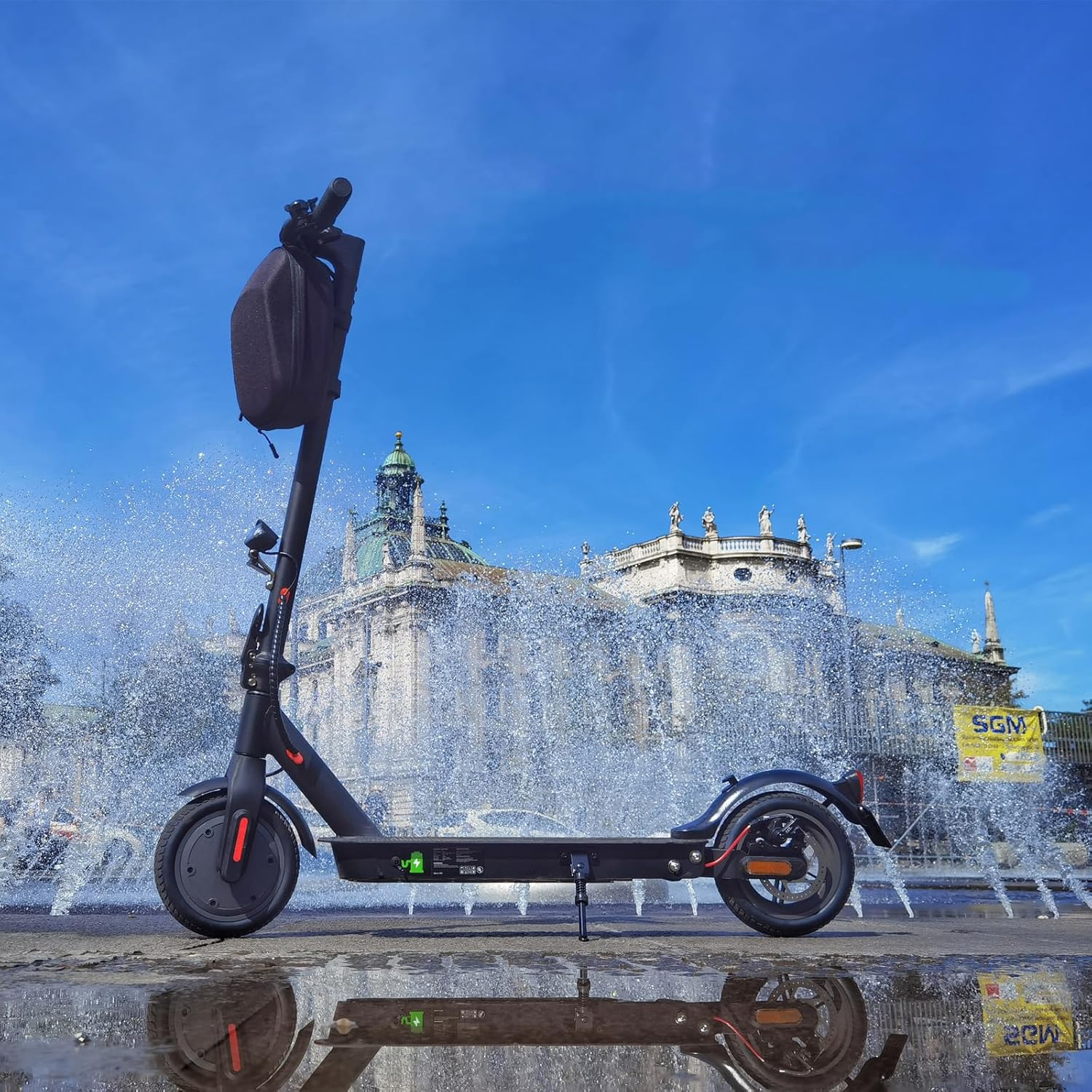 E9Pro E Scooter mit Straßenzulassung (ABE), 350W Elektroroller, bis 30 km Reichweite, 20 km/h, 8,5 Zoll Wabenreifen