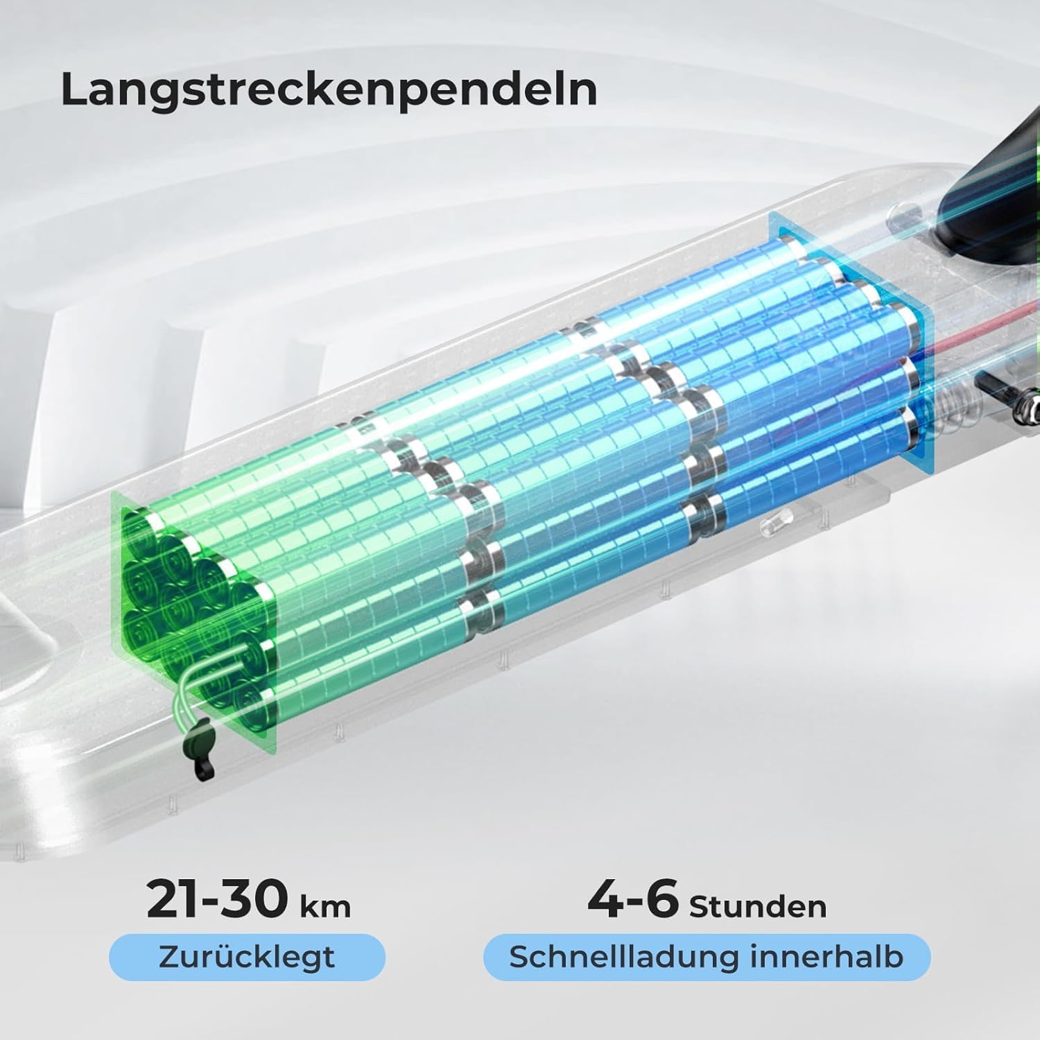 E9 E-Scooter mit Straßenzulassung (ABE), 350W Elektroroller, bis 30 km Reichweite, 20 km/h