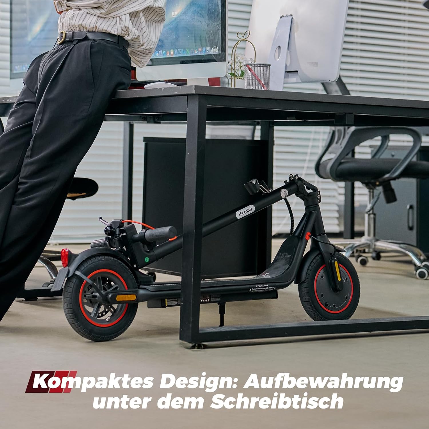 i8M Elektroroller, 15 Meilen Reichweite, 19 mph Höchstgeschwindigkeit