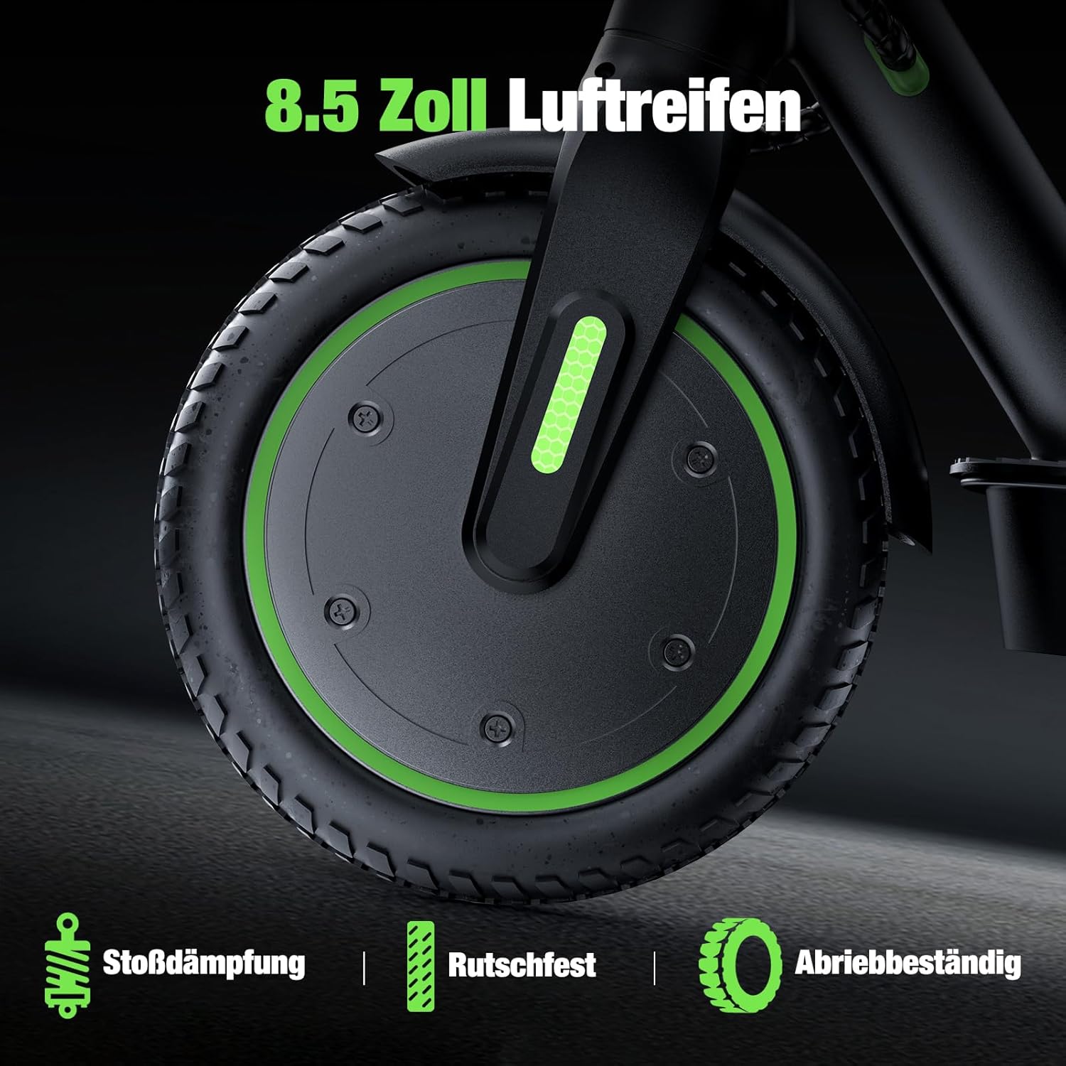 S9pro E Scooter mit Straßenzulassung, 350W Motor, 30KM Reichweite