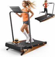 JT53 Laufband für Zuhause mit 16% Auto Steigung, Walking Pad Klappbar