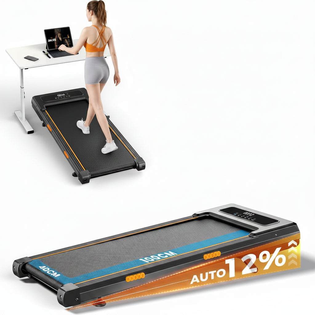 JT32 Walking Pad mit Steigung 2 in 1 klappbar 2.5 PS Laufband Büro Gehmatte