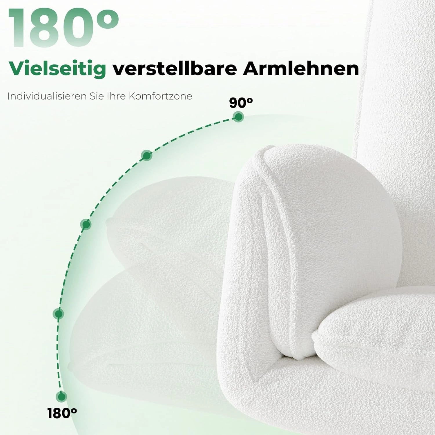 LBGYZ02 Ergonomischer Bürostuhl XXL Schreibtischstuhl mit Fußstütze für große Personen